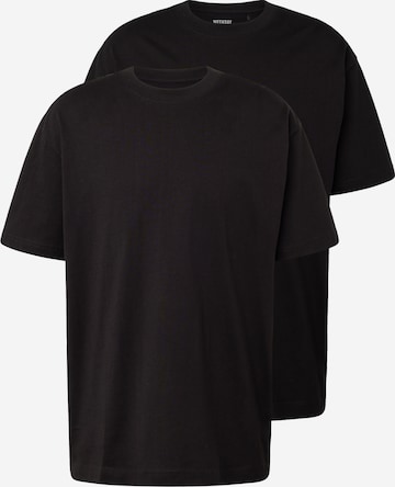 WEEKDAY Shirt in Black: front