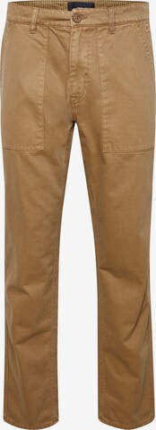 BLEND Regular Chino in Bruin: voorkant