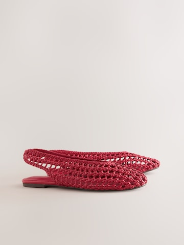 Next - Bailarina 'Forever Comfort' en rojo