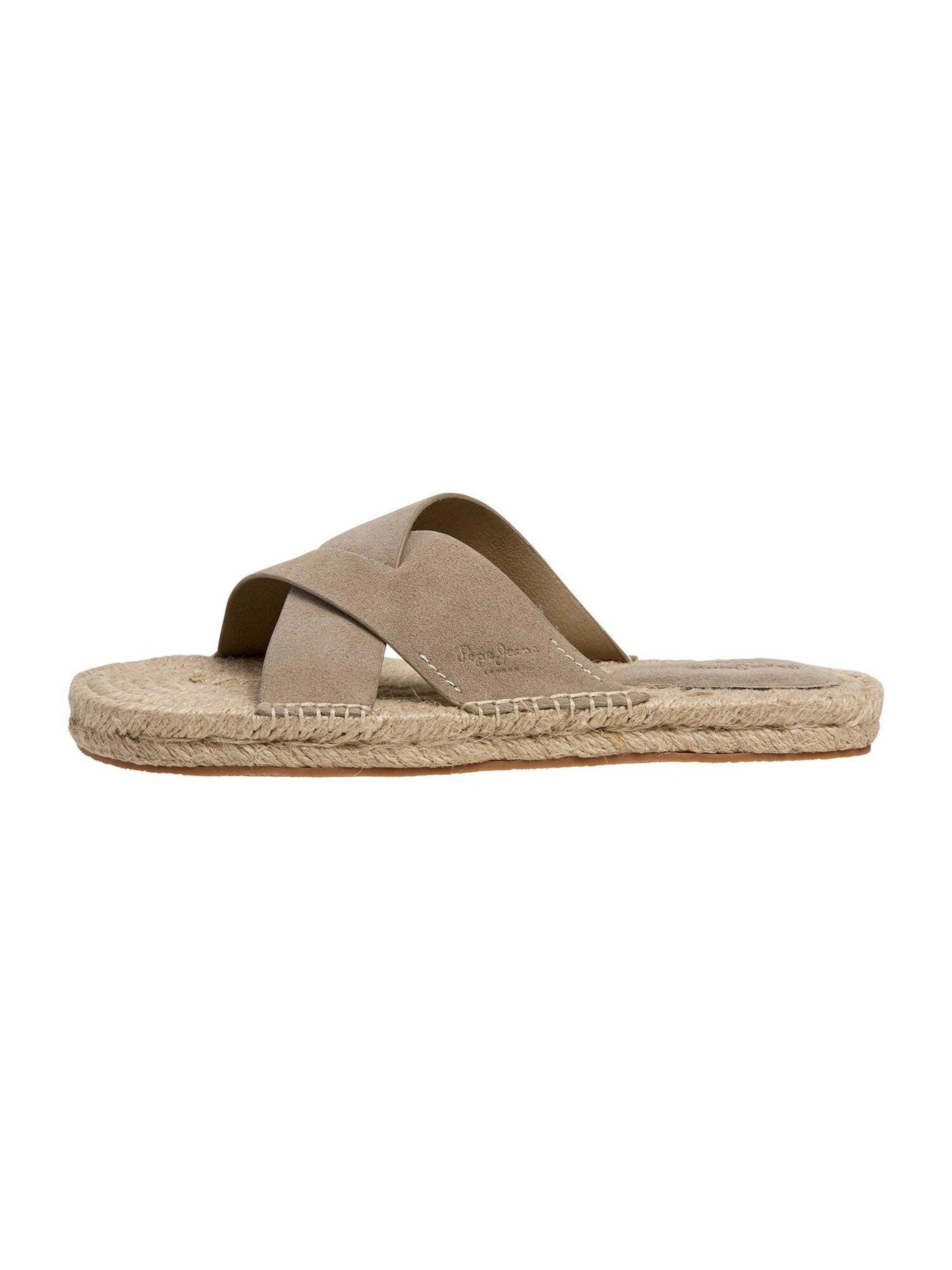 Zoccoletto di Pepe Jeans in beige: frontale