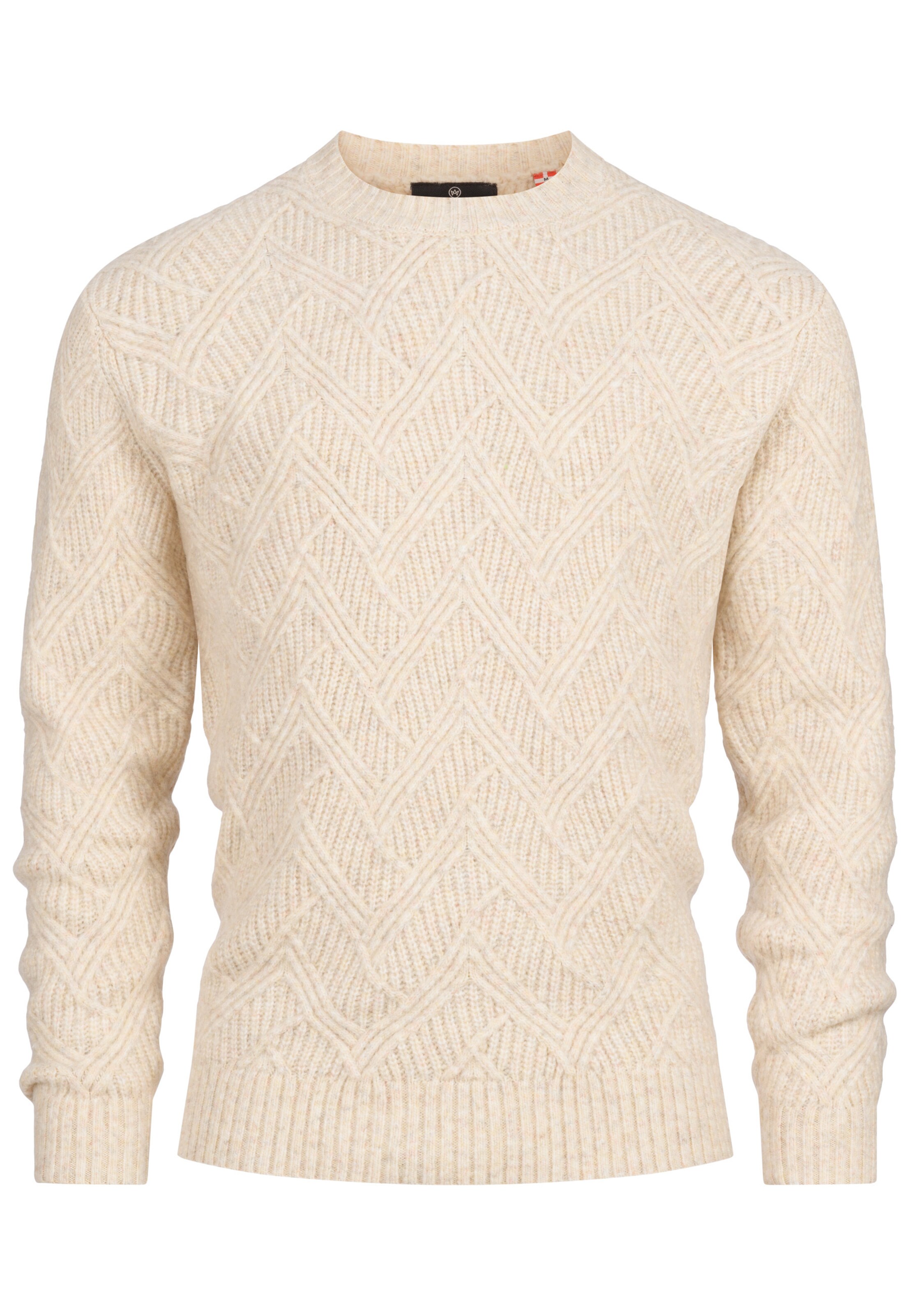 Kronstadt Pullover 'KSPollard' in Beige: Vorderseite