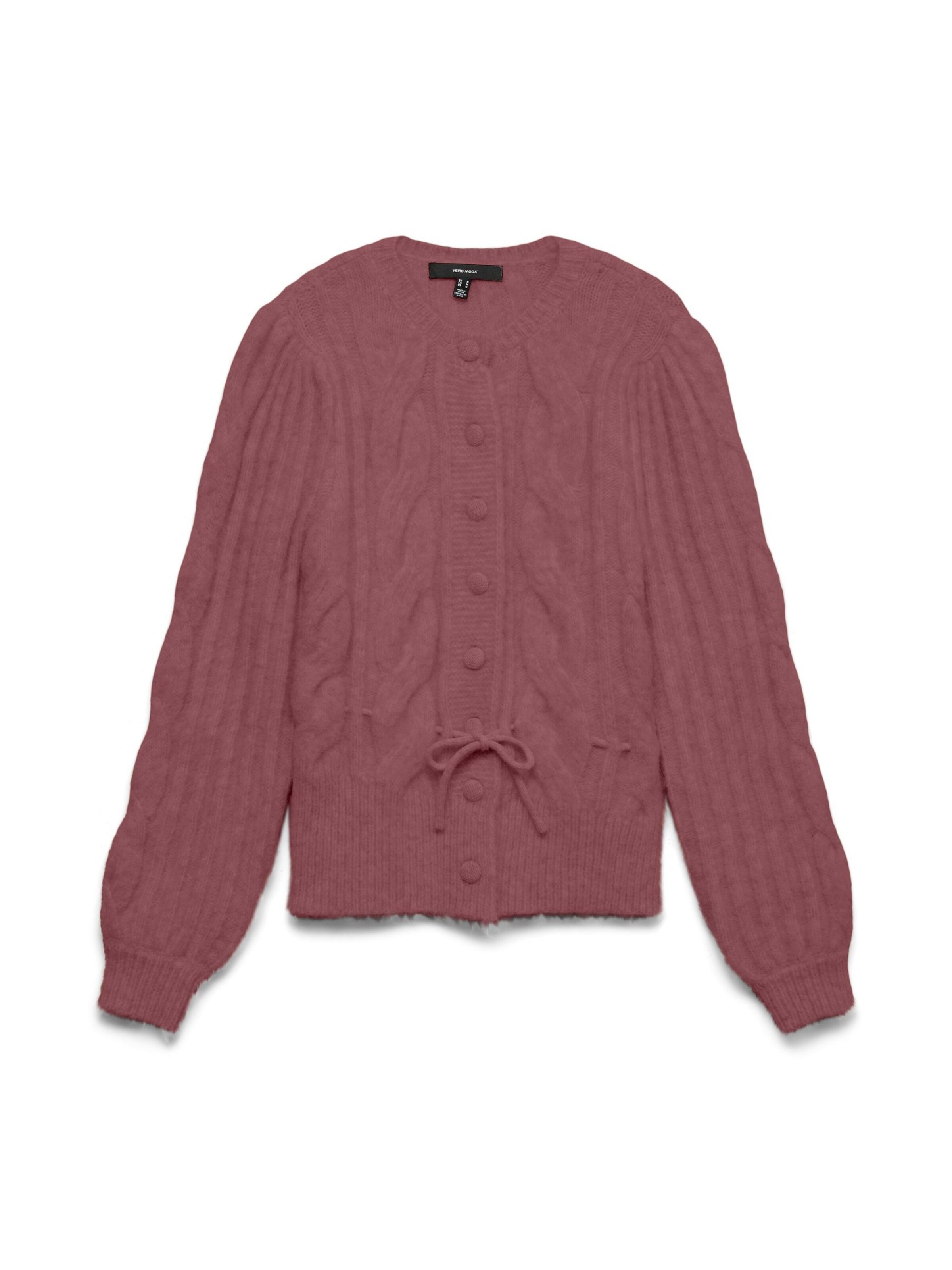 Cardigan 'VMLISA' VERO MODA en marron : devant