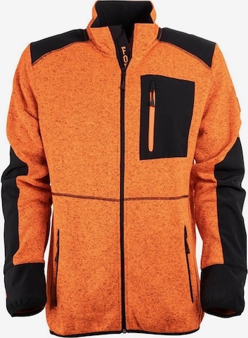 FORSBERG Knit Cardigan in Orange: front