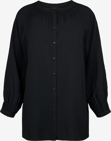 Zizzi Shirts 'XFIKKA' i sort: forside