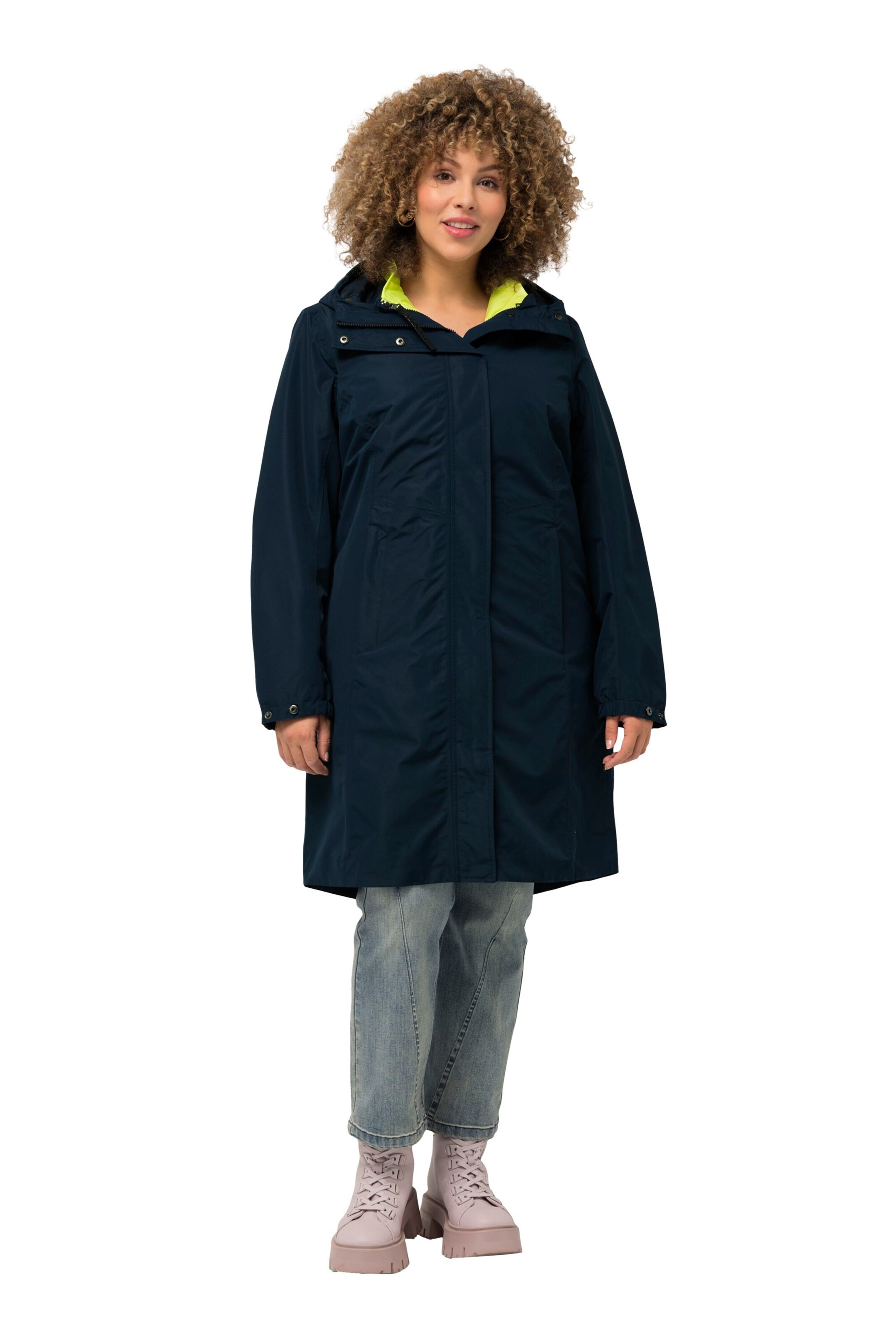 Ulla Popken Funktionsjacke in Blau