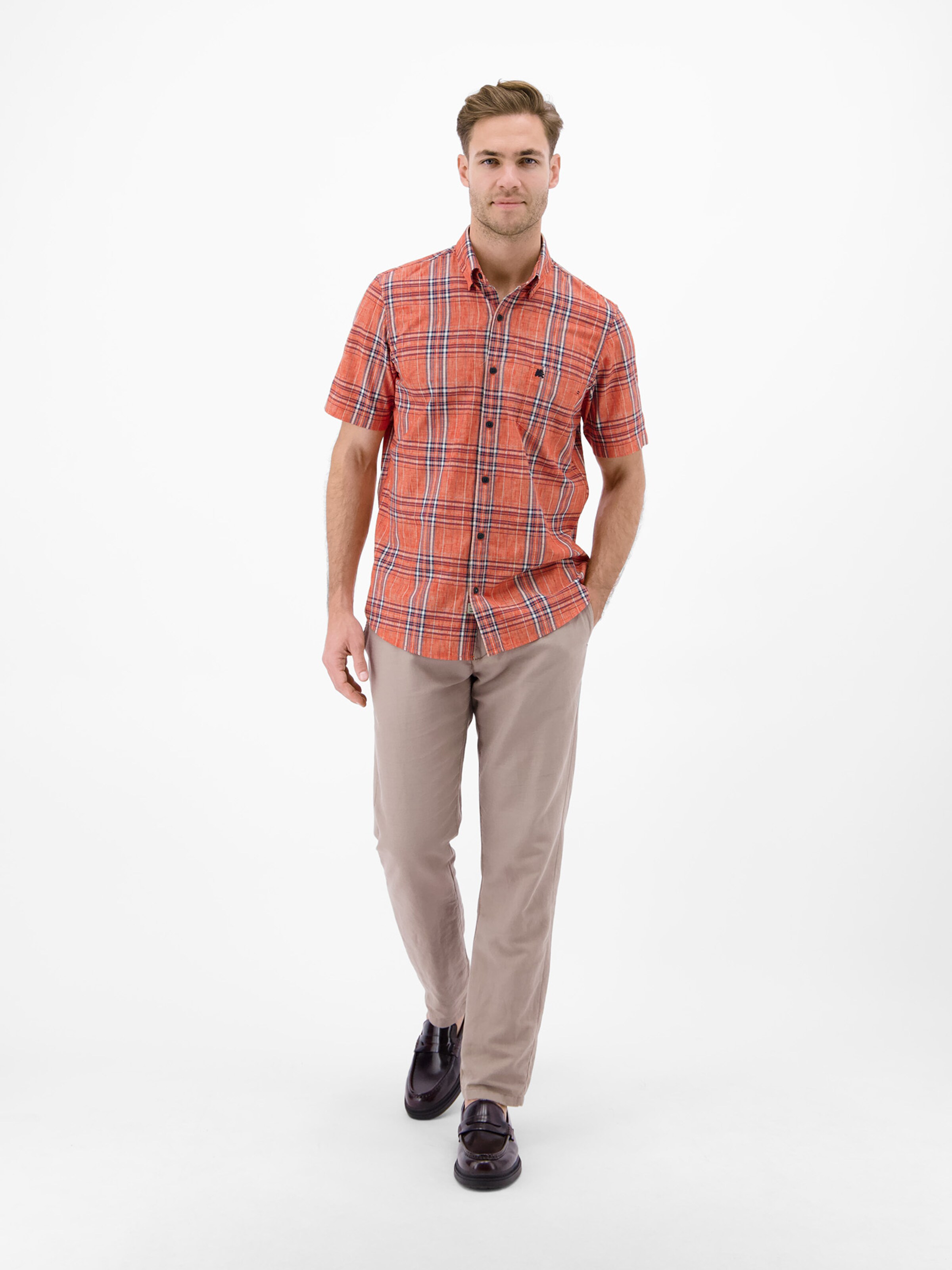 Coupe regular Chemise business LERROS en rouge