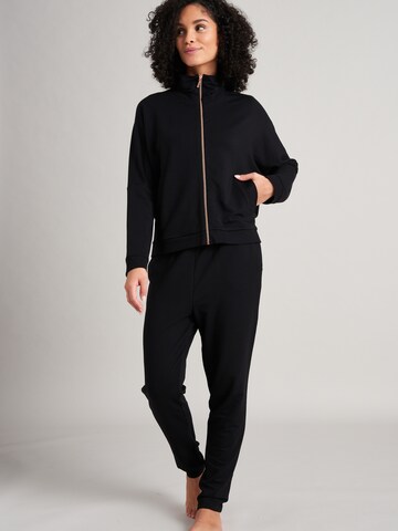 SCHIESSER Sweat jacket in Black