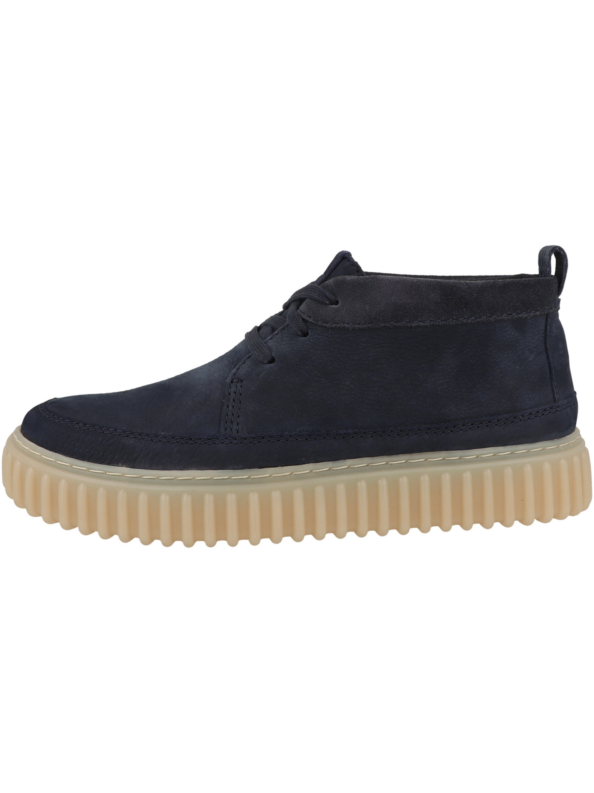 CLARKS Lace-up shoe 'Torhill Lace High' in Blue