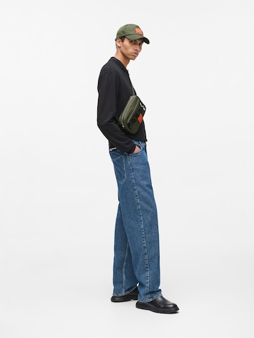 KARL LAGERFELD JEANS - Bolsa de cintura 'Canyon' em verde: frente