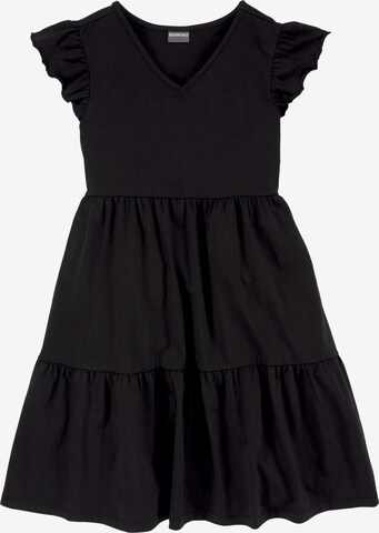 Kidsworld Dress in Black: front