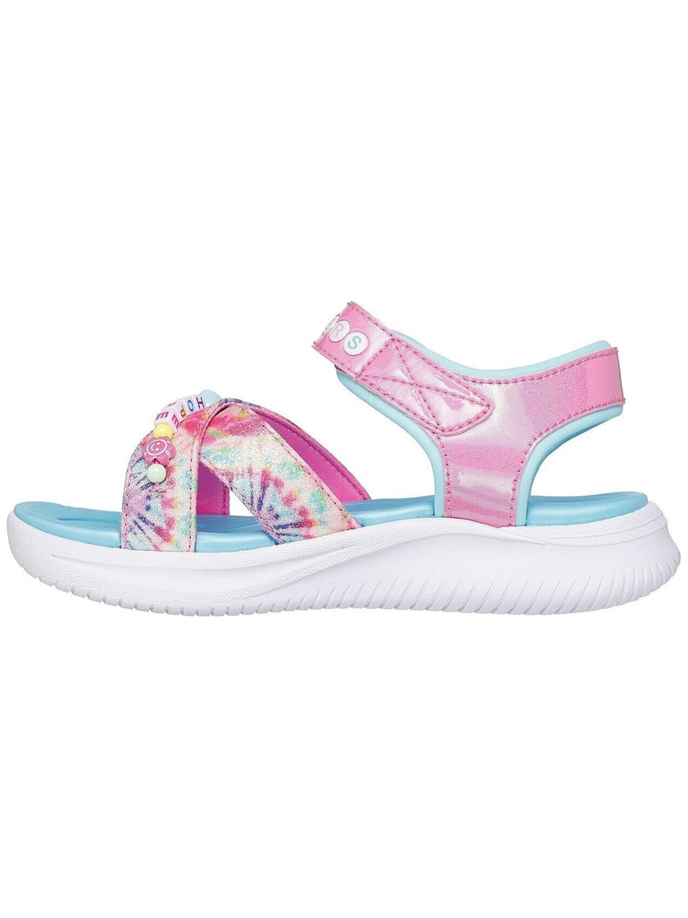 SKECHERS Offene Schuhe 'Skechers Jumpsters Sandal - Tie Dye Bf'‌‌‌‌‌‌ in Pink