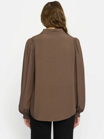 Chemisier 'Anne' Soft Rebels en marron