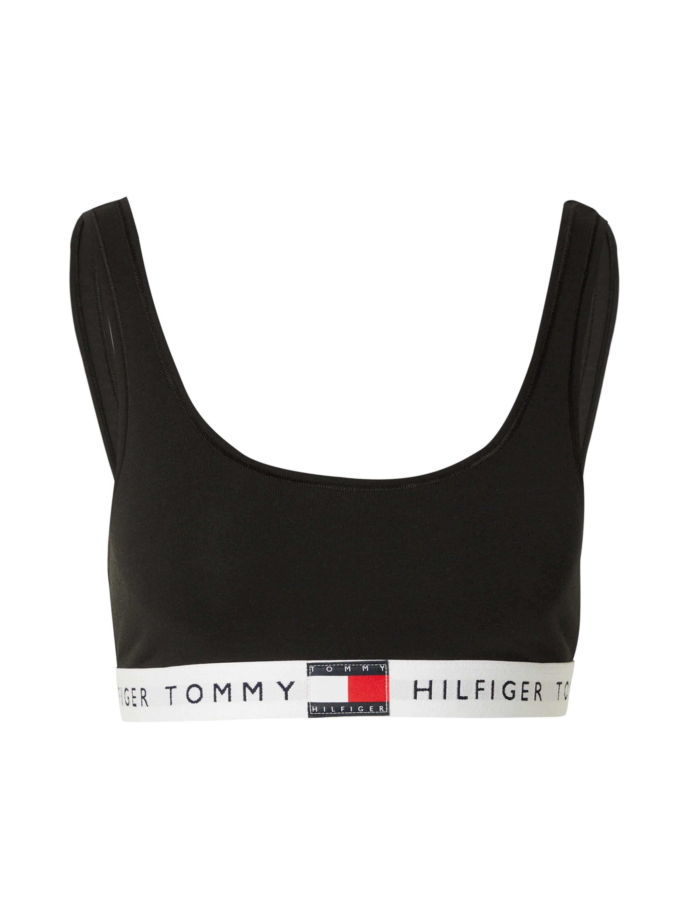 Tommy Hilfiger Underwear Бюстие Сутиен 'Heritage' в черно: отпред