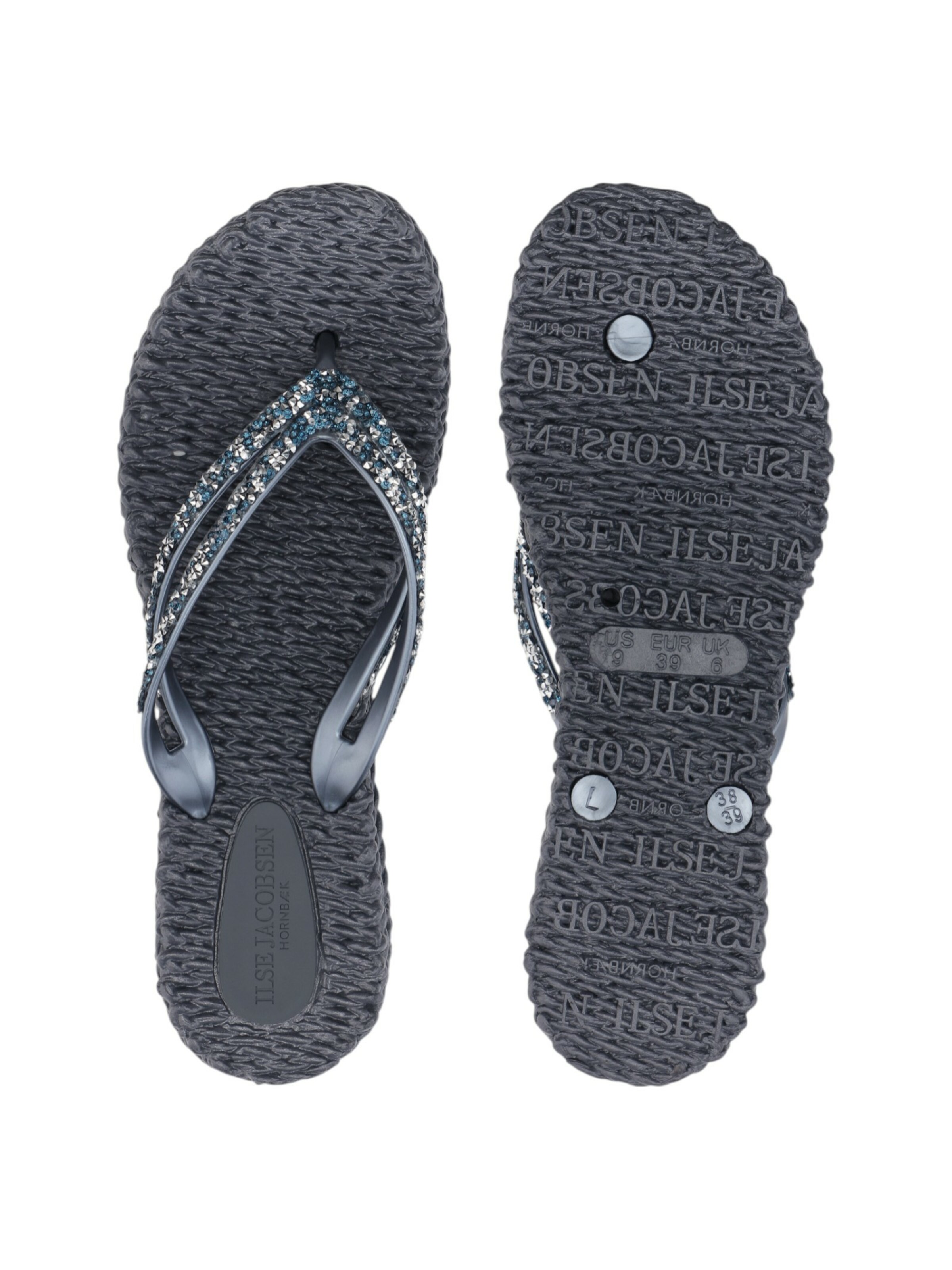 ILSE JACOBSEN Teenslipper 'Cheerful 08M' in Blauw