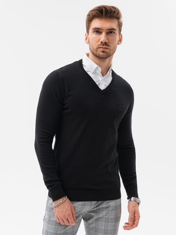 Ombre Sweater 'E120' in Black: front