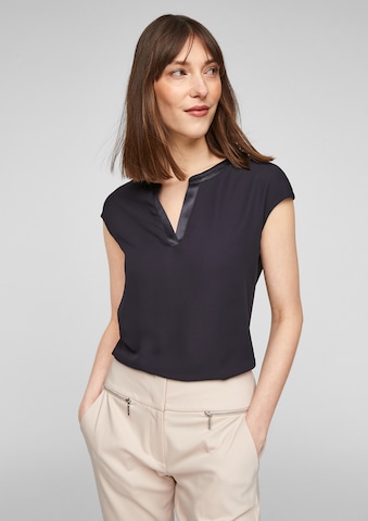 SANETTA Blouse in Blue: front