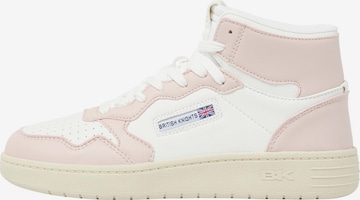 BRITISH KNIGHTS Korkeavartiset tennarit 'NOORS' värissä valkoinen: etupuoli