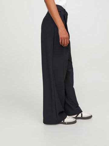 JJXX Wide leg Bandplooibroek 'ELLIS' in Zwart