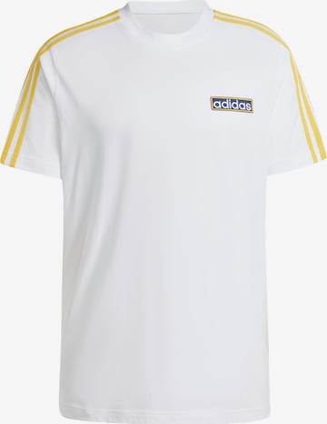 ADIDAS ORIGINALS - Camisa 'Adibreak' em branco: frente