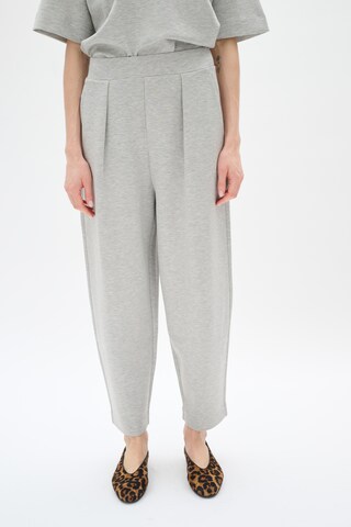 InWear Loose fit Trousers 'Pannie' in Grey: front