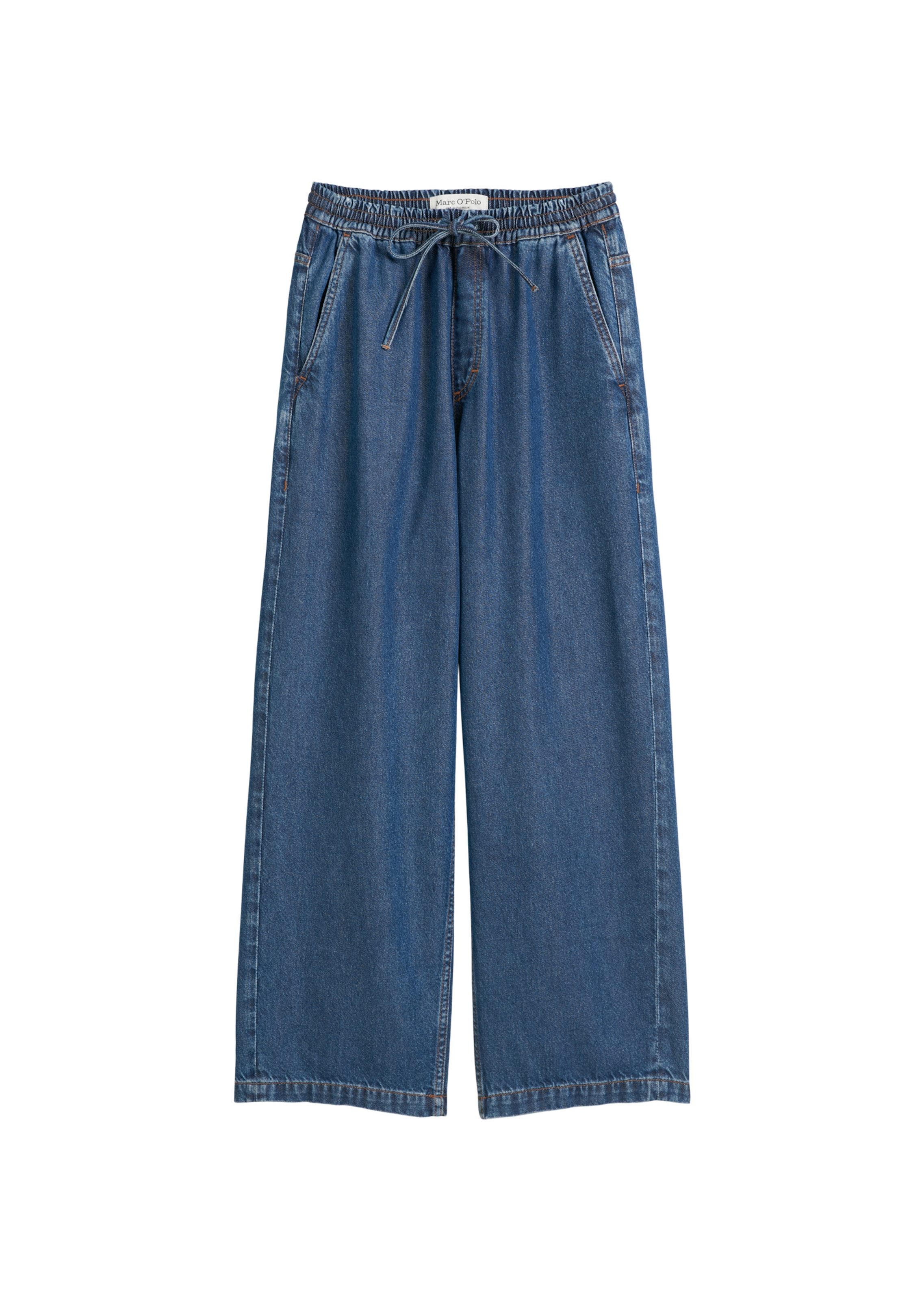 Marc O'Polo Loosefit Hose in Blau: Vorderseite