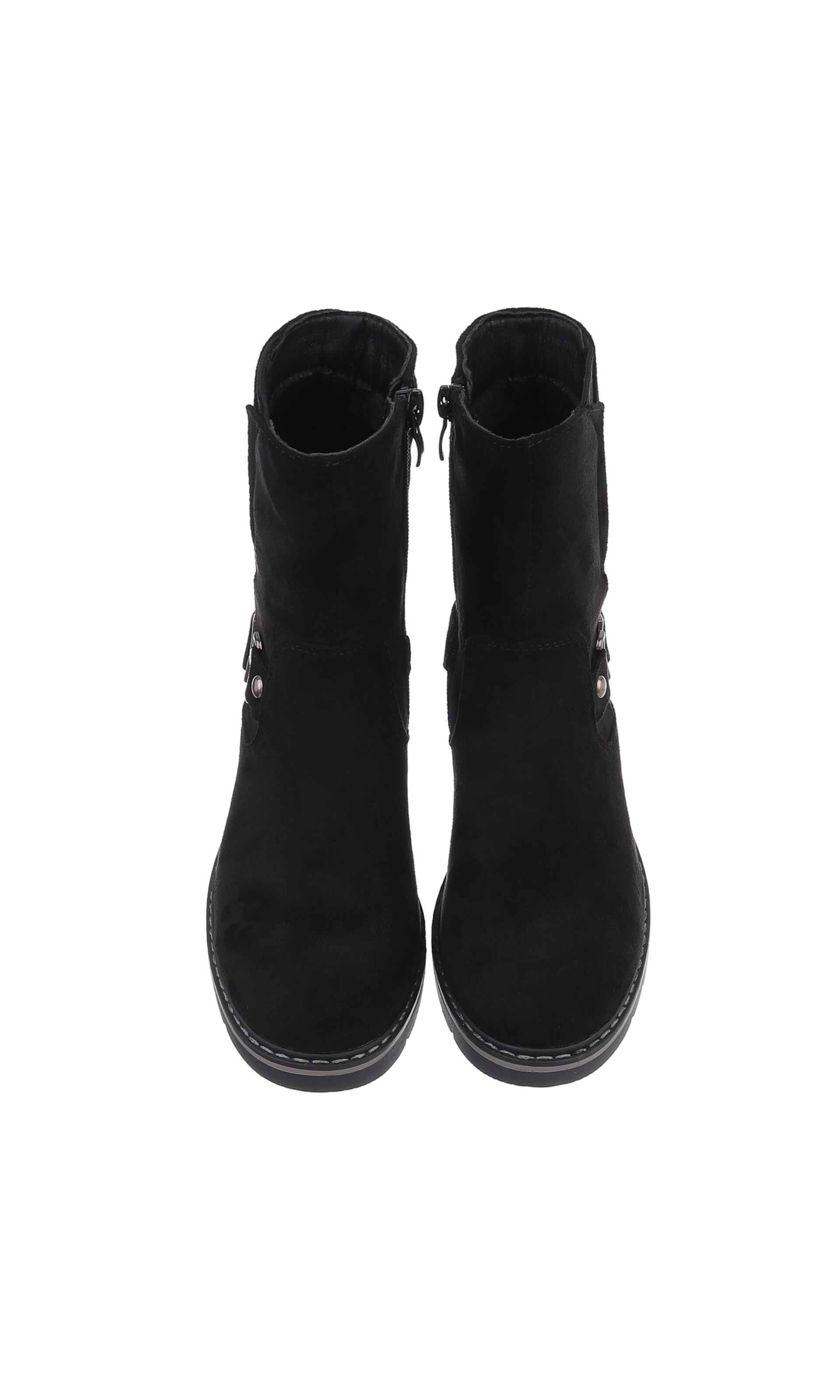 Ital-Design Ankle Boots in Black