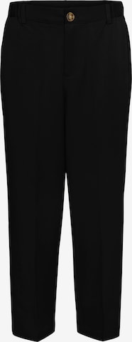 Effilé Pantalon à plis 'Heather' Kaffe en noir : devant