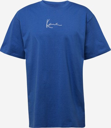 T-Shirt Karl Kani en bleu : devant