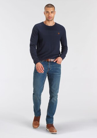Bruno Banani Pullover in Blau