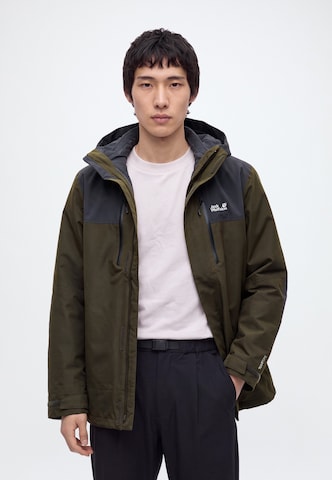 Veste outdoor 'JASPER PRO' JACK WOLFSKIN en vert