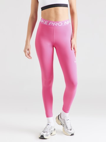 Skinny Pantaloni sportivi 'Pro 365' di NIKE in rosa: frontale