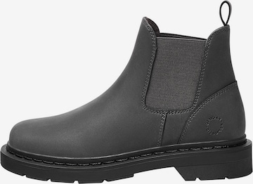 Pull&Bear Chelsea boots in Grey
