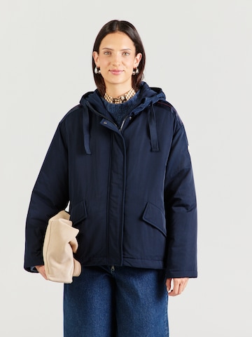 No. 1 Como Between-Season Jacket 'Cher' in Blue: front
