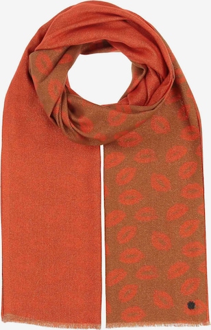 FRAAS Schal in Orange: Vorderseite
