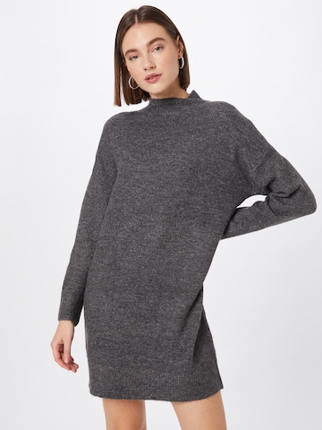 JDY Knitted dress 'Ziza' in Grey: front