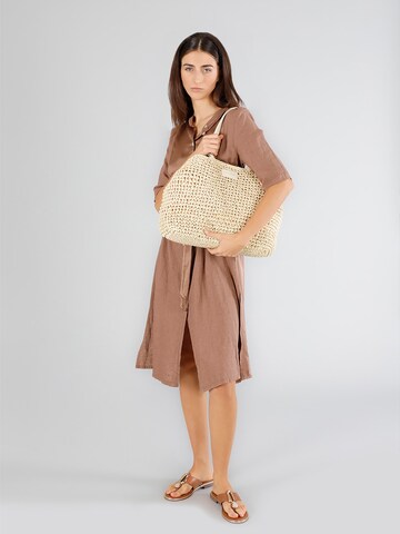 Borsa a spalla di CAFè NOIR in bianco