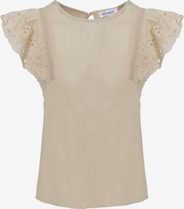 Influencer Blúzka - Béžová: predná strana