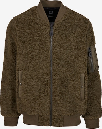 Brandit Tussenjas 'MA1 Sherpa' in Groen: voorkant