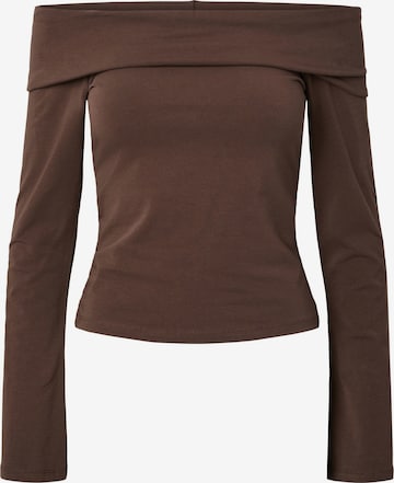 PIECES - Camiseta 'PCGeorgina' en marrón: frente