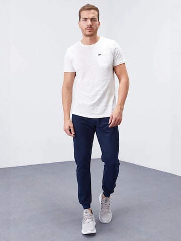 Tommy Life - Skinny Calças de desporto 'Jogginghose' em azul