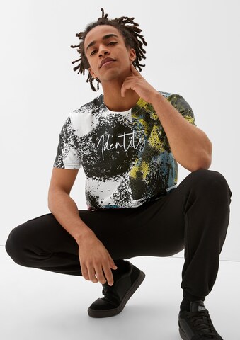QS T-Shirt in Weiß