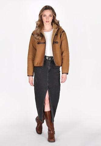 DreiMaster Vintage - Chaqueta de entretiempo en marrón