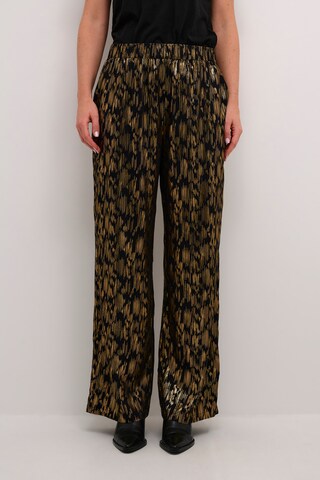 CULTURE Wide leg Broek 'Malin Pants ' in Zwart: voorkant