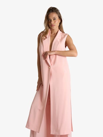 Robe d’été SPACE SIMONA CORSELLINI en rose : devant