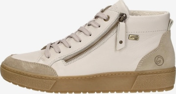 Chaussure à lacets 'Veterschoenen Hoog' REMONTE en blanc : devant