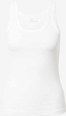 Gina Tricot - Top 'Ellen' en blanco: frente