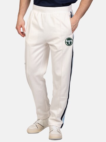 Sergio Tacchini Regular Workout Pants 'Monte' in Beige: front