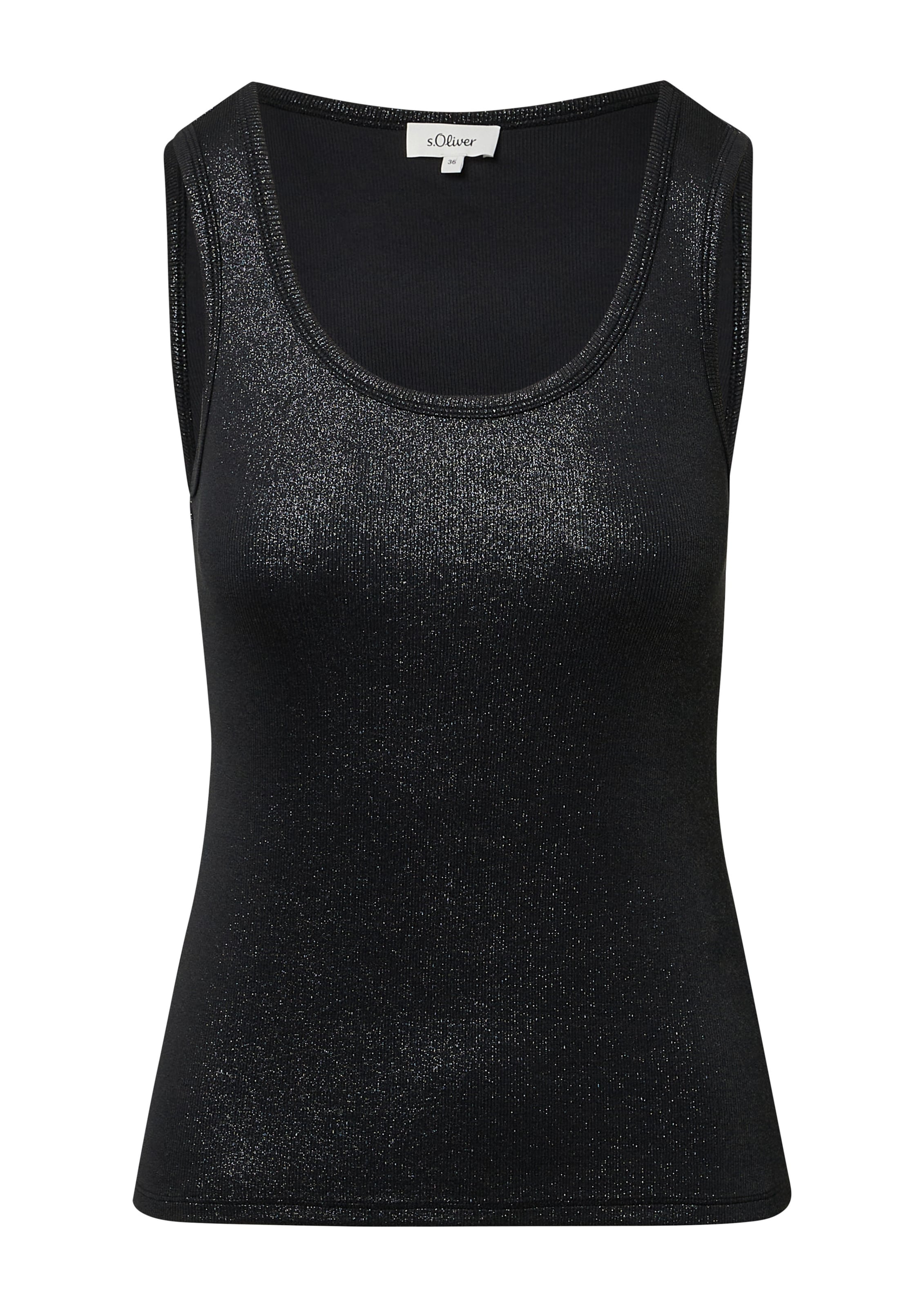 s.Oliver T-ShirShirtt ' ' in Schwarz: Vorderseite