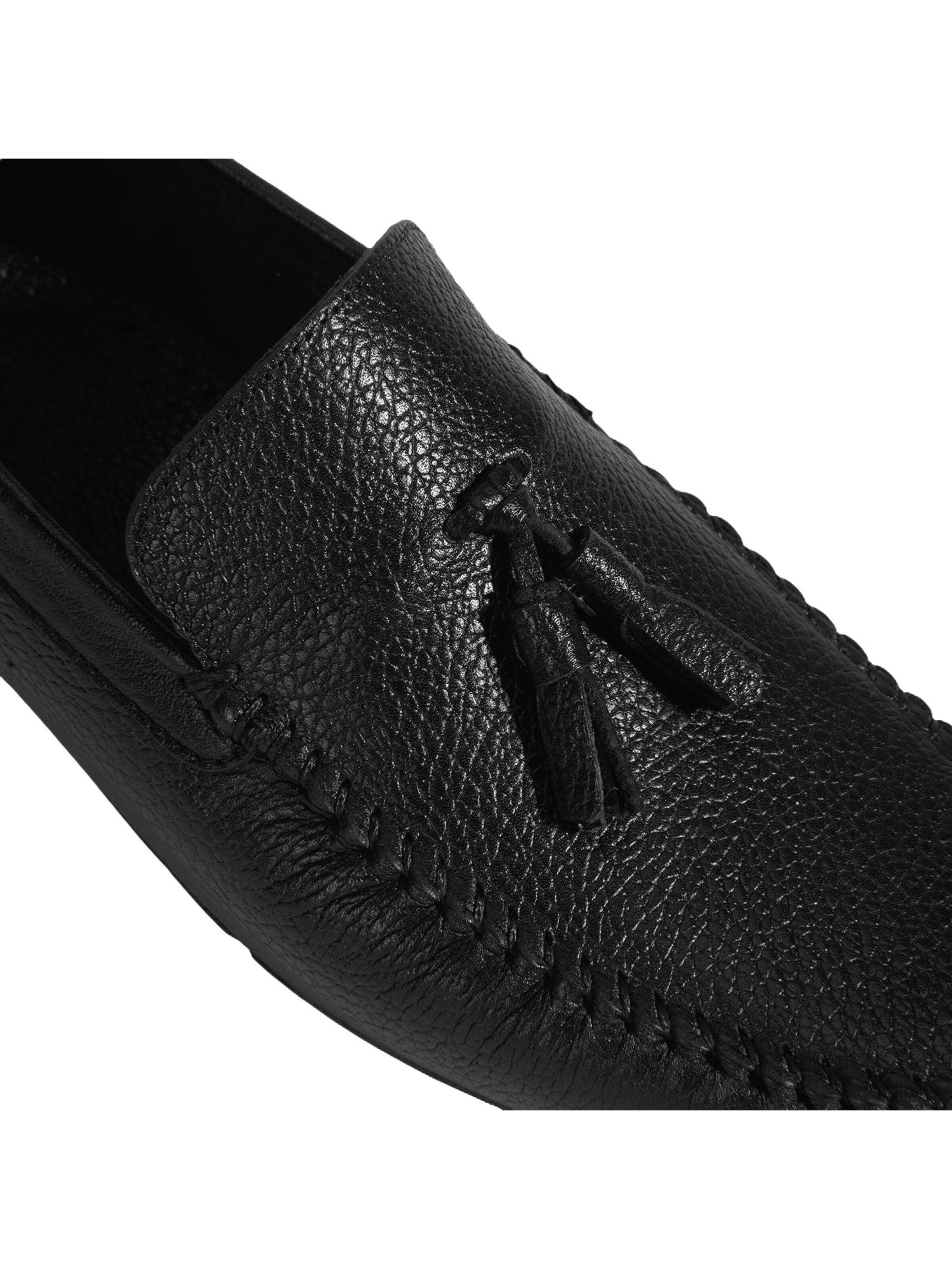 Desa Moccasins 'Slip-Ons' in Black