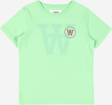 T-Shirt 'Ola' WOOD WOOD en vert : devant